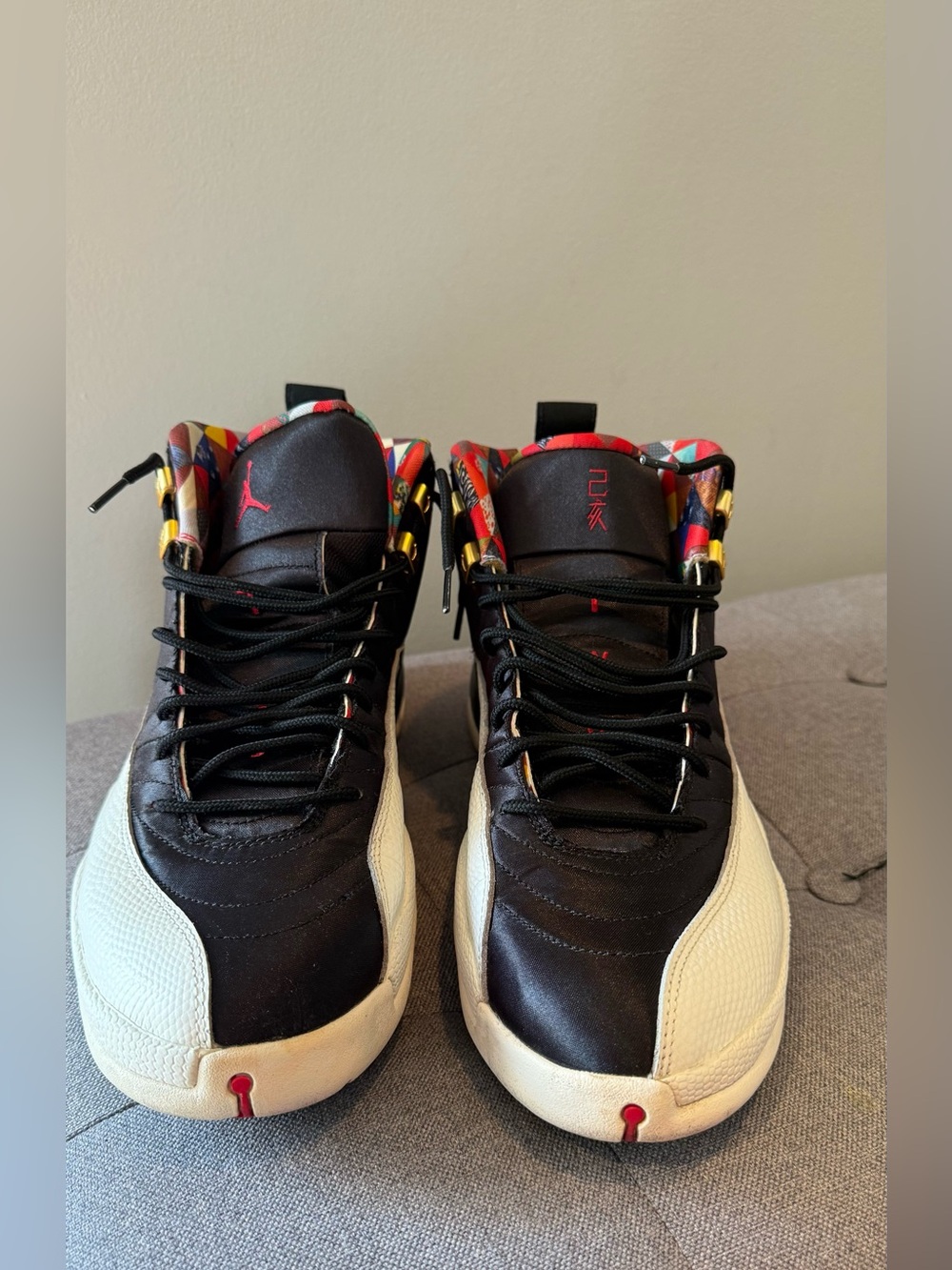Air Jordan 12 Retro Chinese New Year Black Gold